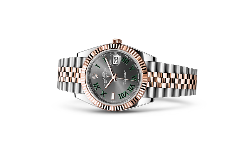 Rolex Datejust Dualtone Grey Dial Metal Watch