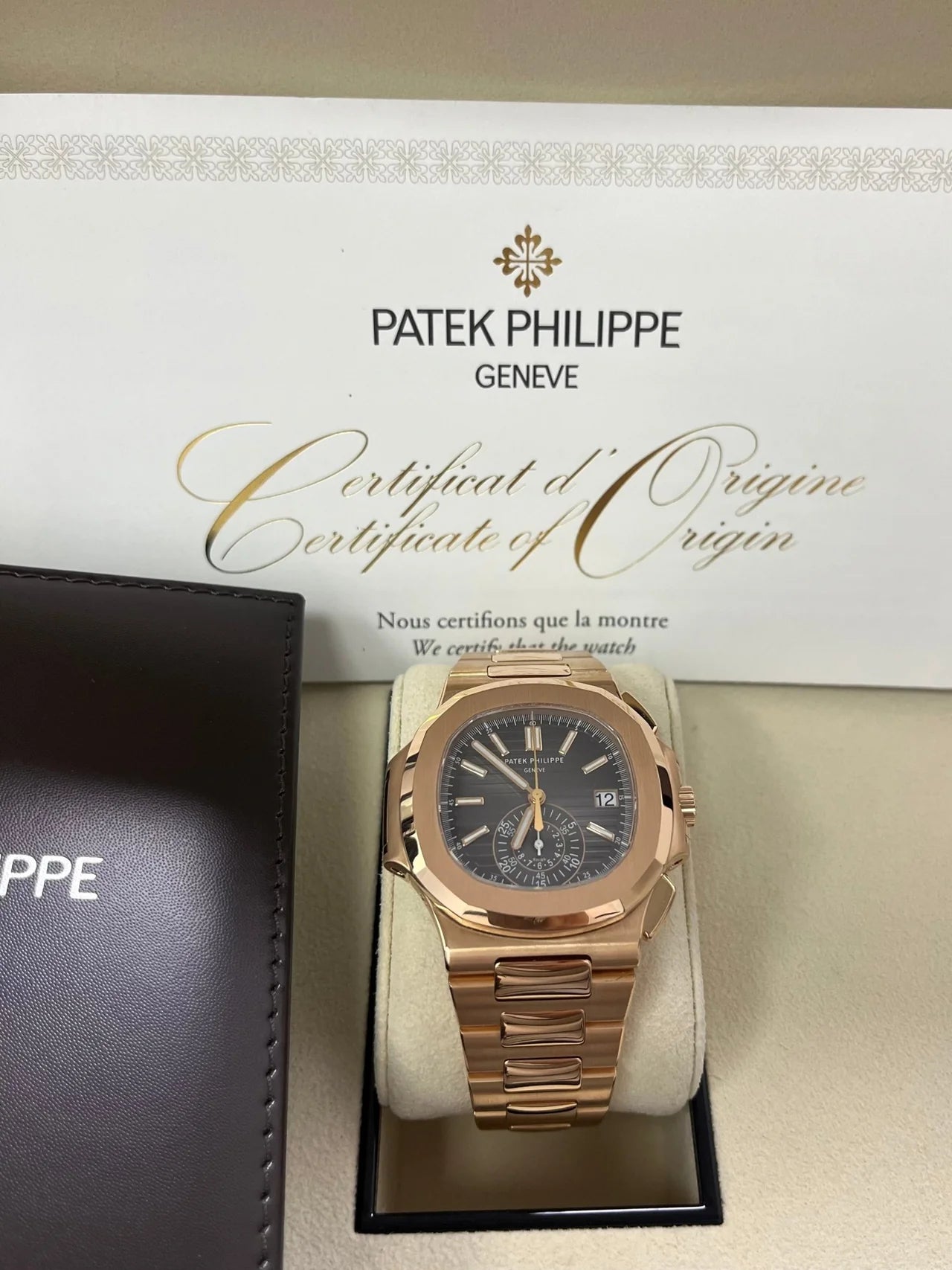 Patek Philippe Nautilus Rose Gold/ Black Gradient Dial