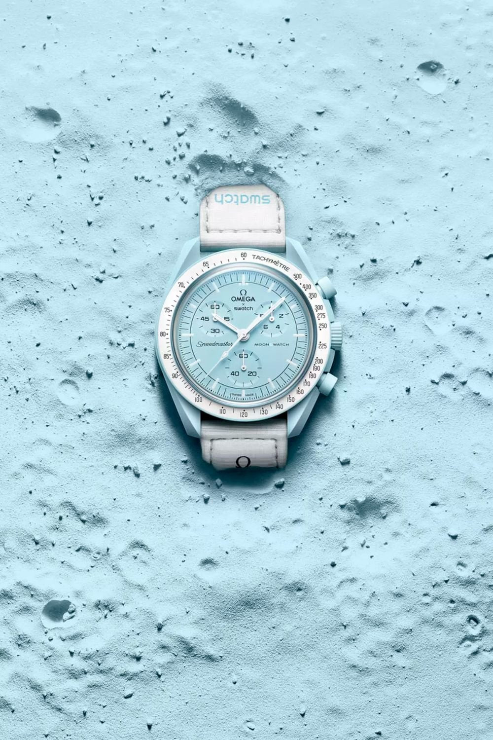 Swatch X Omega Bioceramic Moonswatch Mission To The Moon Uranus With Kit