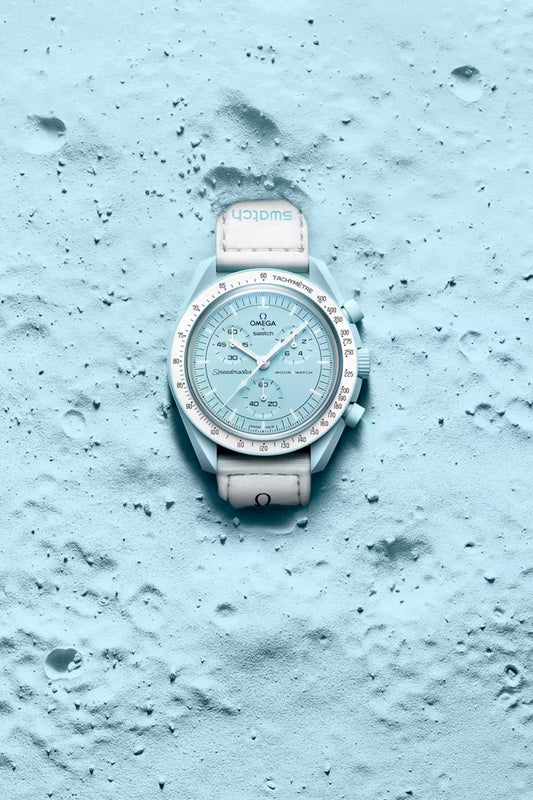 Swatch X Omega Bioceramic Moonswatch Mission To The Moon Uranus With Kit